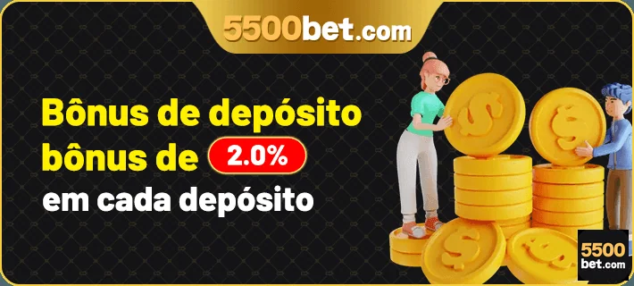 Tela da 5500bet com promoções de bônus e slot games populares.