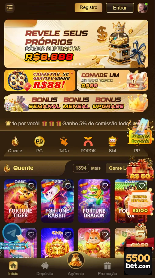 5500bet exibe interface de segurança na plataforma VIP.