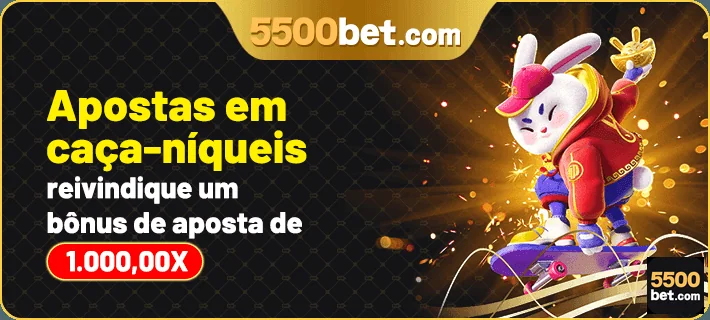 Imagem da interface da 5500bet destacando bônus e promoções.
